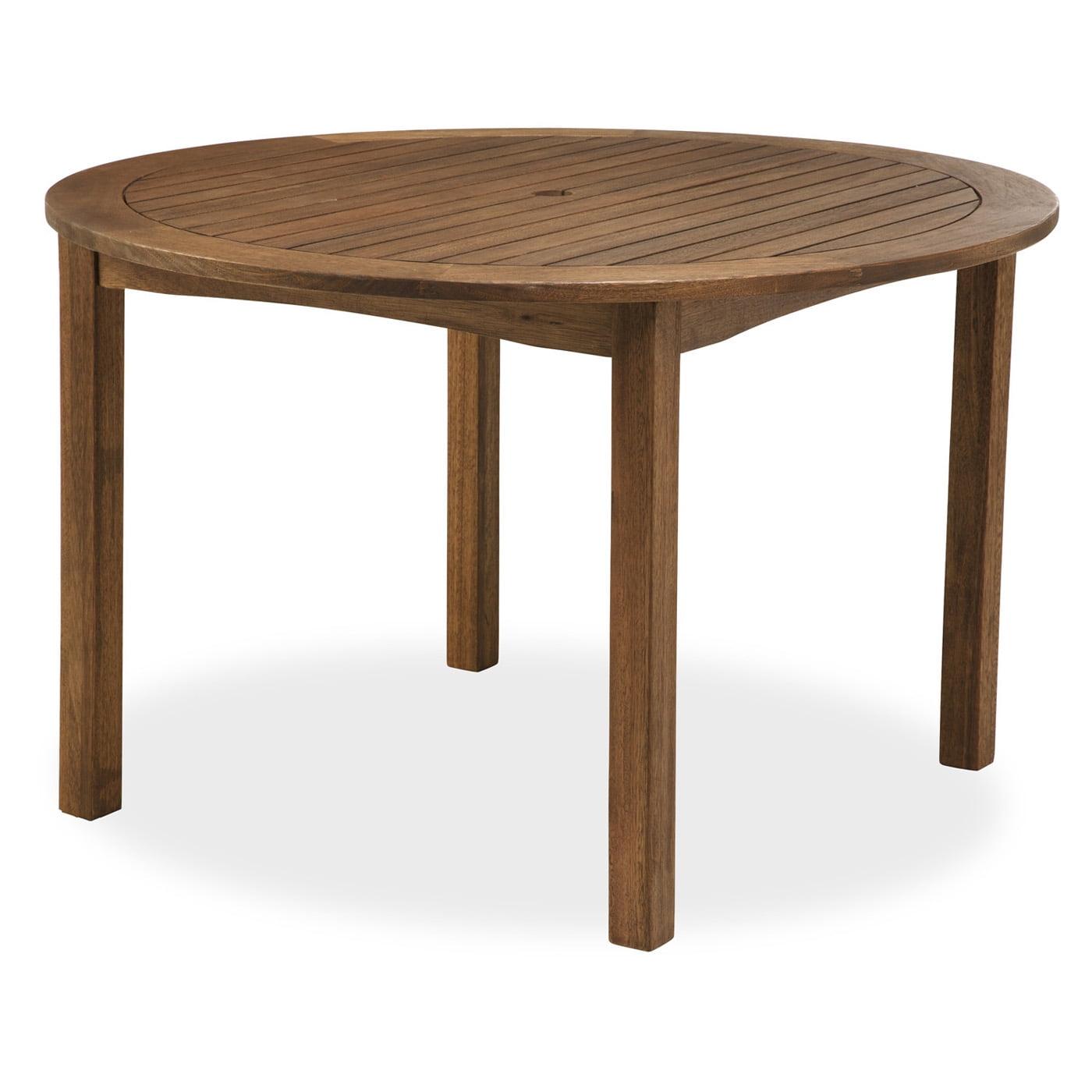 Lancaster Round Eucalyptus Outdoor Dining Table