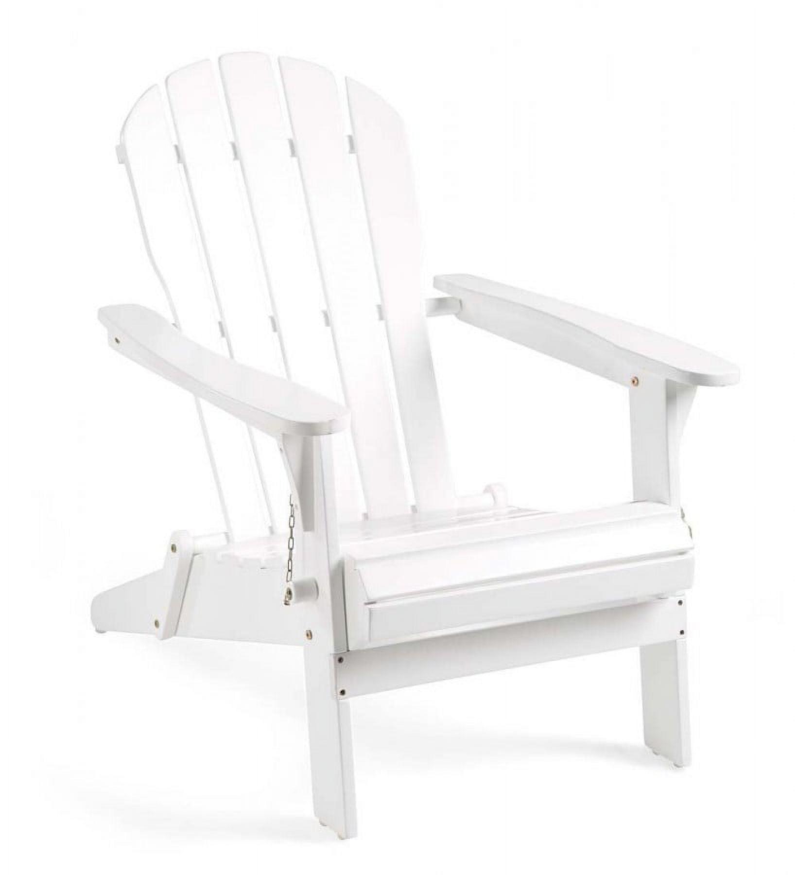 Plow & Hearth Wooden Adirondack Chair - White Paint