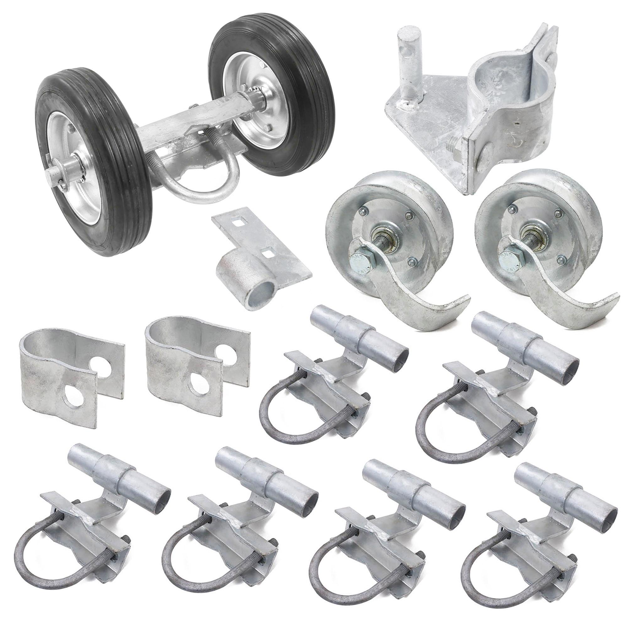 Galvanized Steel Rolling Gate Hardware Kit for Chain Link Sliding Gates