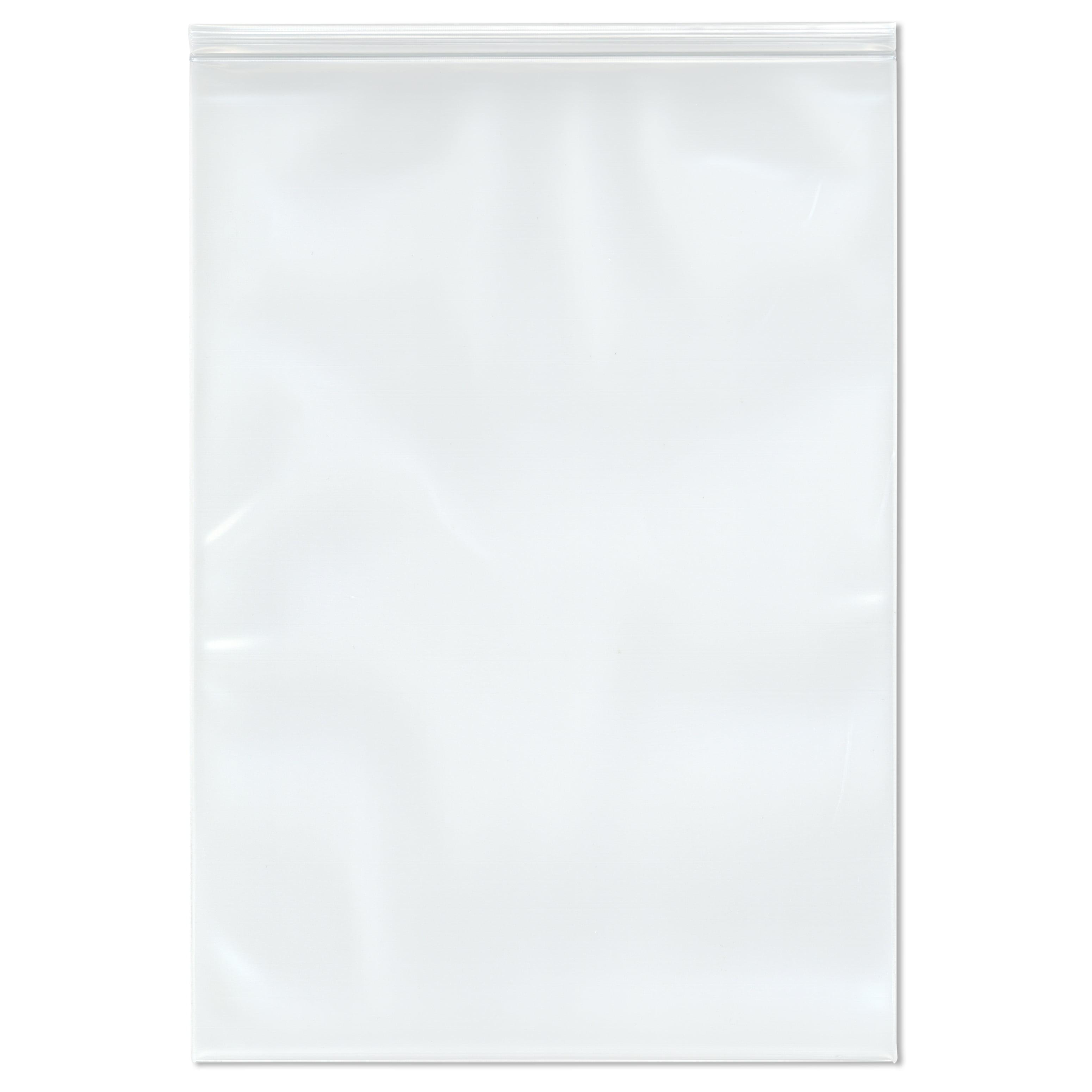 Plymor 14" x 20" (Pack de Bolsas de Plástico Resellables con Cremallera de Servicio Industrial 50), de 6 Mil