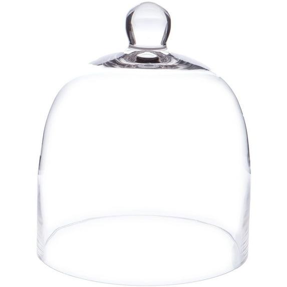 Plymor 7.875 inch x 9.5 inch Bell Jar Glass Display Dome Cloche (Interior size 7.5" x 7.5")
