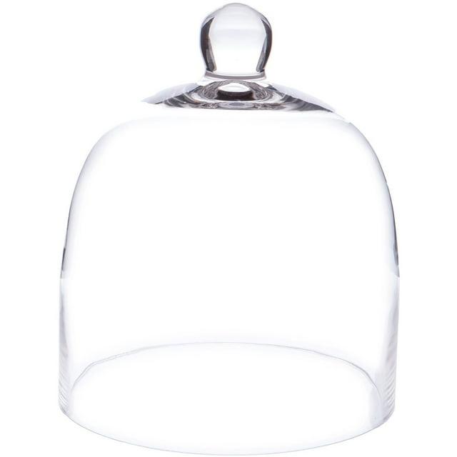 Plymor 7.875 inch x 9.5 inch Bell Jar Glass Display Dome Cloche (Interior size 7.5" x 7.5")