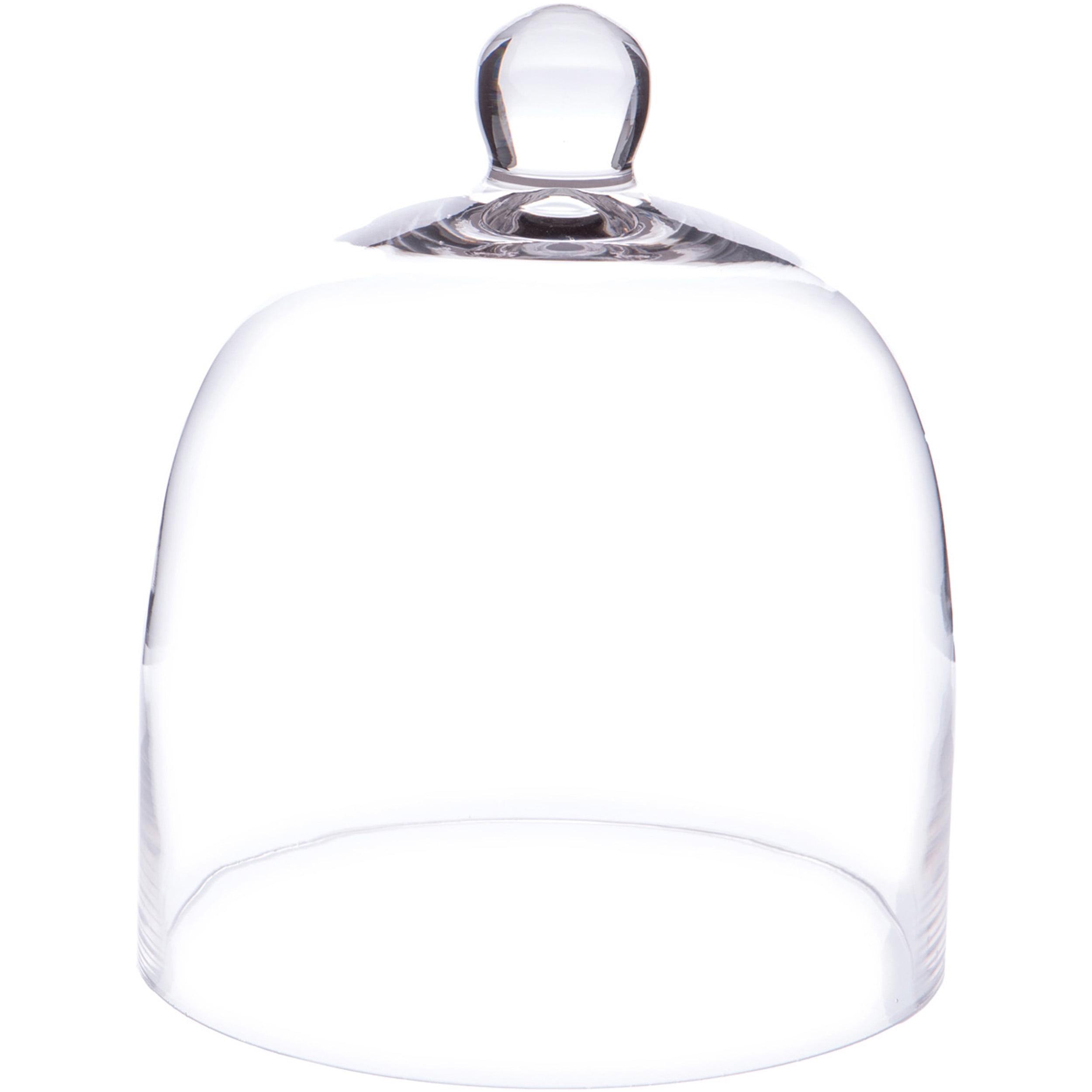 Plymor 7.875 inch x 9.5 inch Bell Jar Glass Display Dome Cloche (Interior size 7.5" x 7.5")