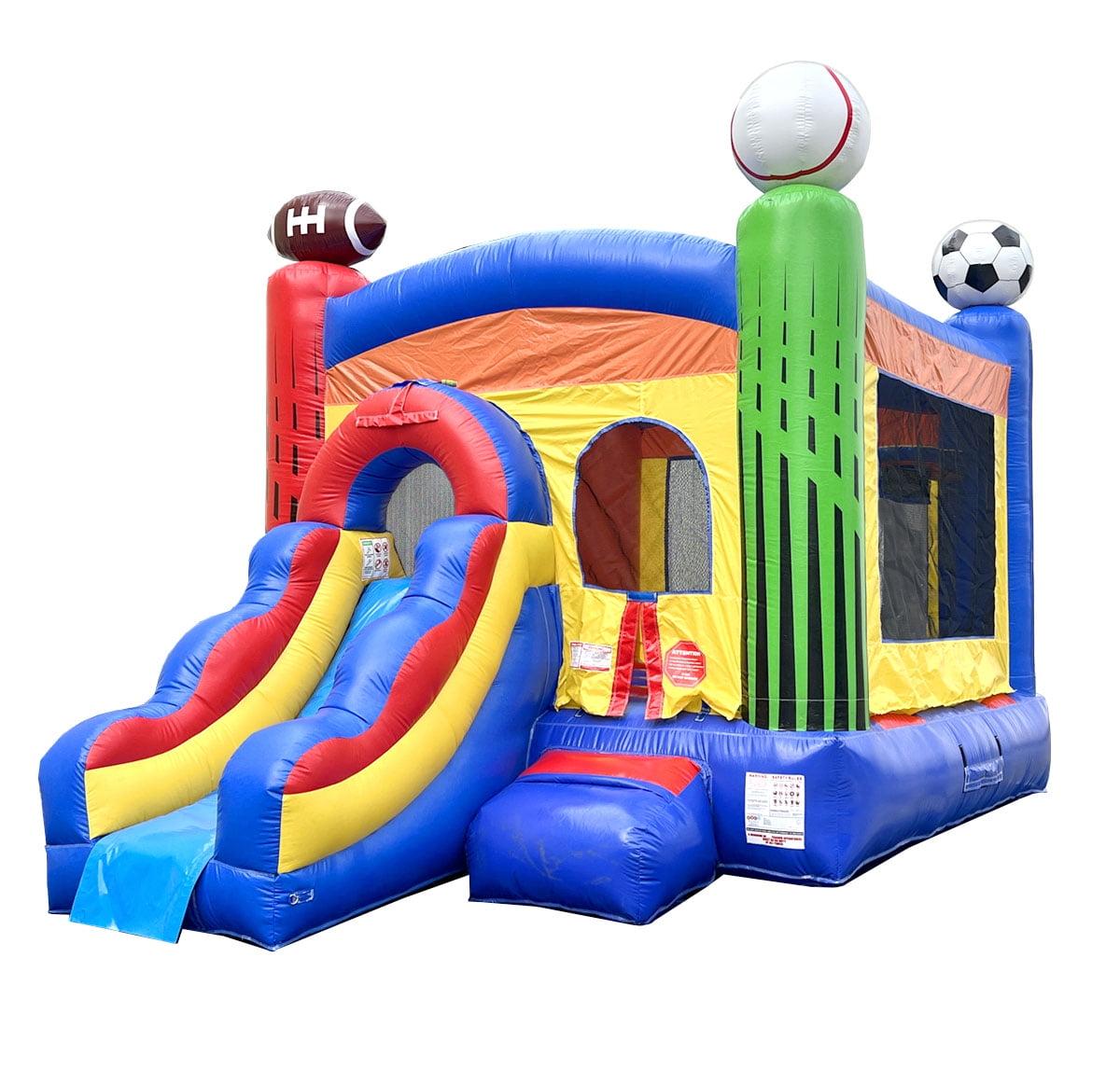 Pogo Bounce House Crossover Bounce House with Slide