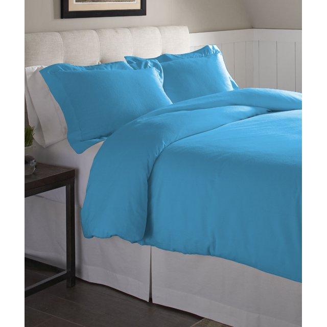 Pointehaven Flannel Duvet Cover Set