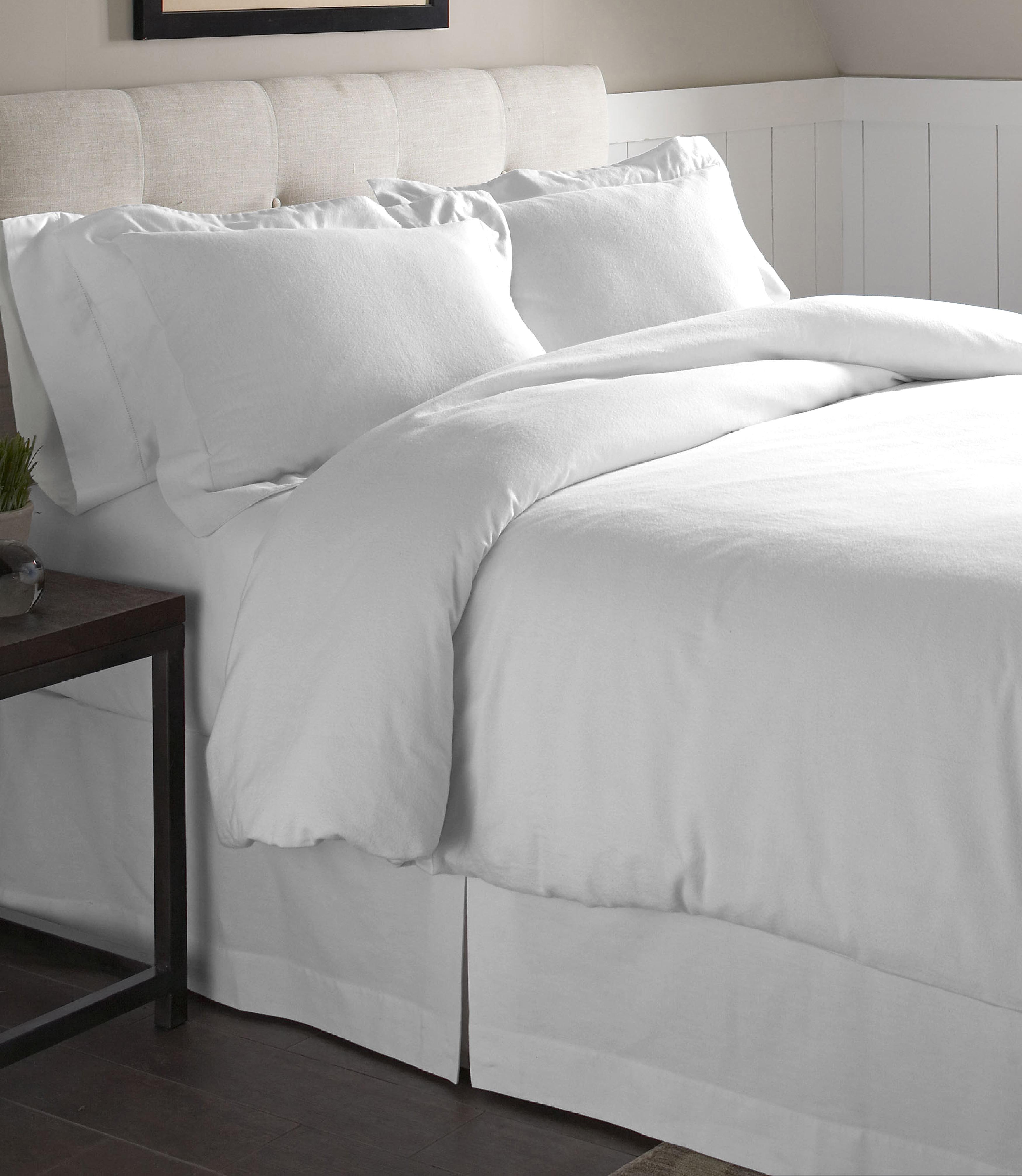 Pointehaven Flannel Duvet Cover Set