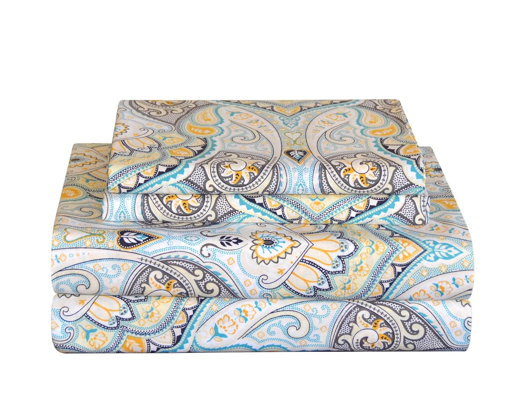 Percale Paisley Sheet Set