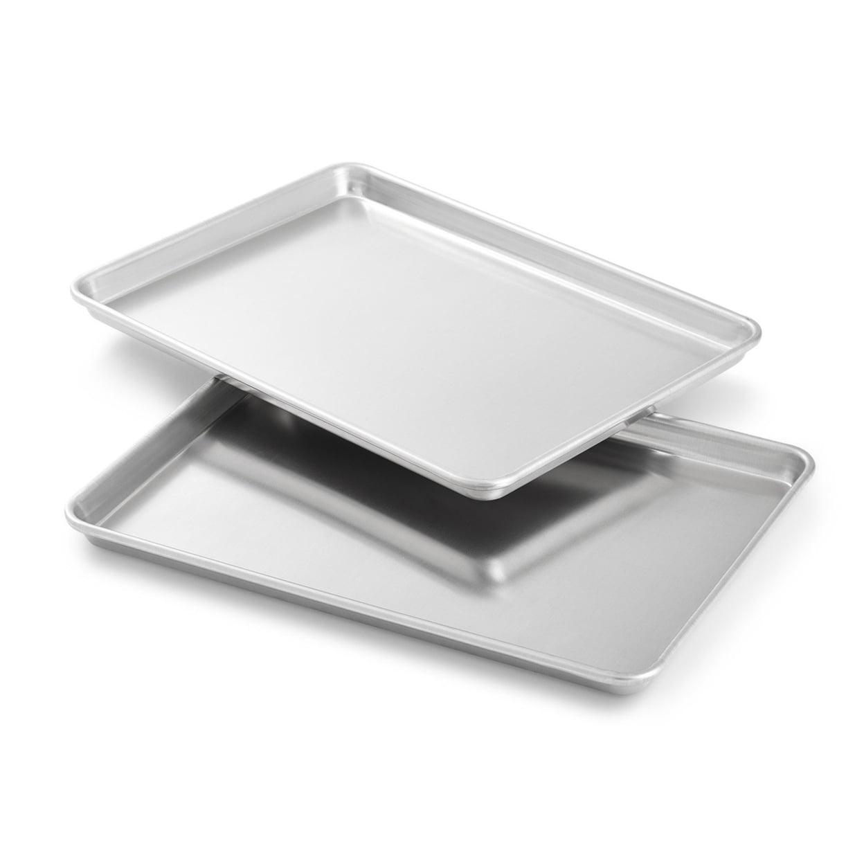 Heavy-Duty Aluminum 9.5 x 13" Cookie Sheets, Set of 2