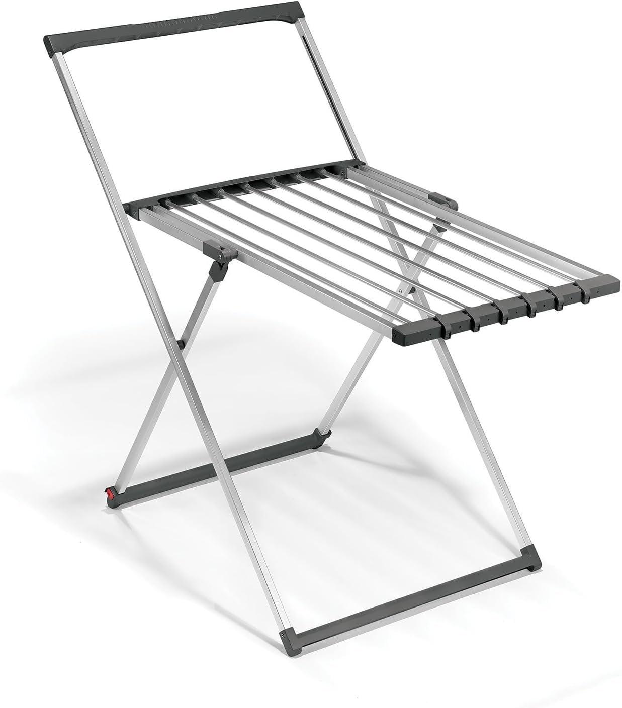 Polder 43 in. H X 24 in. W X 44 in. D Aluminum Collapsible Clothes Drying Rack