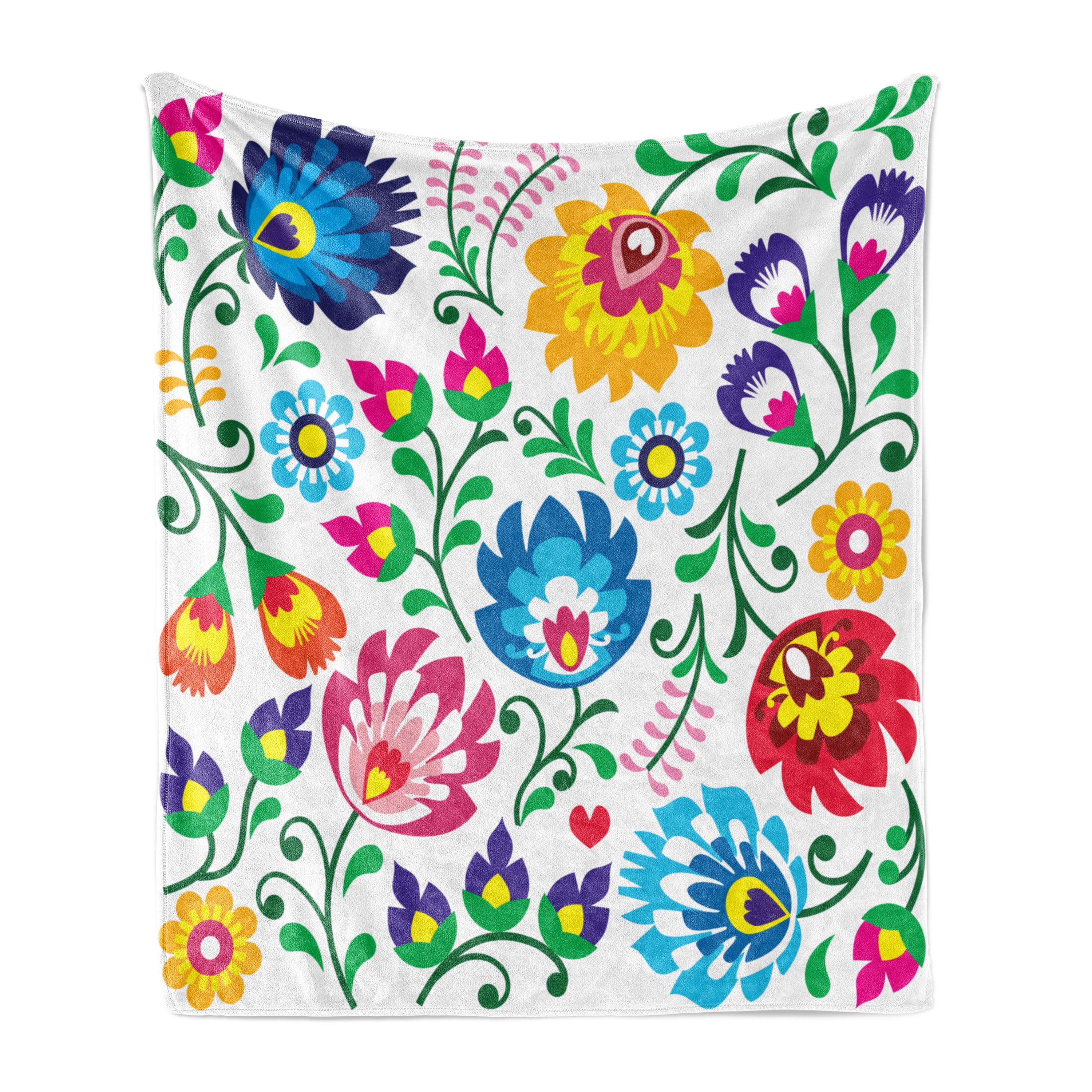 Ambesonne Hand Woven Throw Blanket