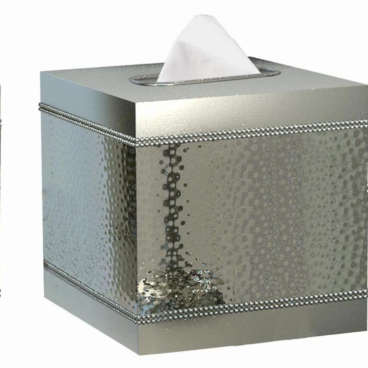 Hudson Stainless Steel Boutique Tissue Box Holder