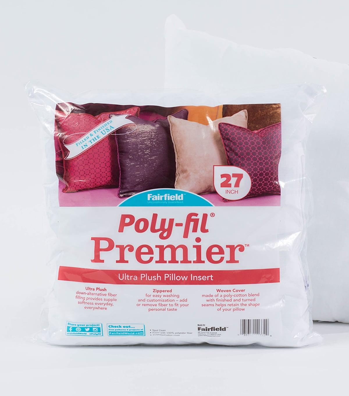 Poly-Fil® Premier™ Euro Sham Decorative Pillow Insert by Fairfield™, 27" x 27"