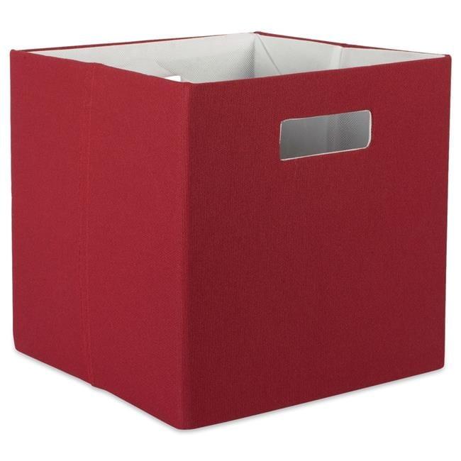 Polyester Cube Solid Rust Square 11x11x11