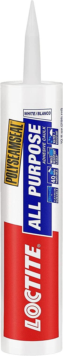 Loctite Polyseamseal Clear Latex All Purpose Adhesive Caulk 10 oz