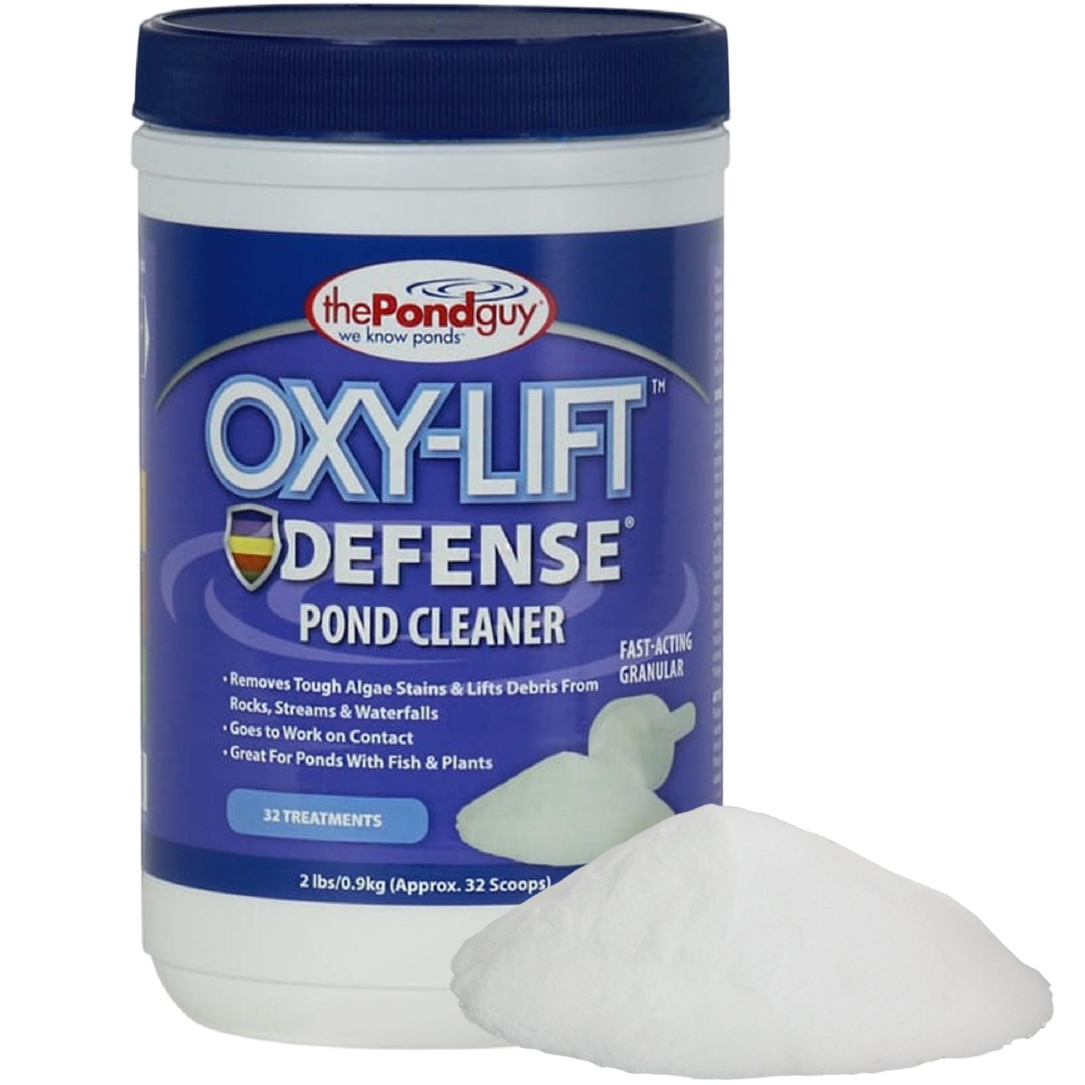 The Pond Guy Oxy-Lift Defense Powder Scum & Stain Treatment for Waterfalls, Rocks & Fountains, 2 Pound