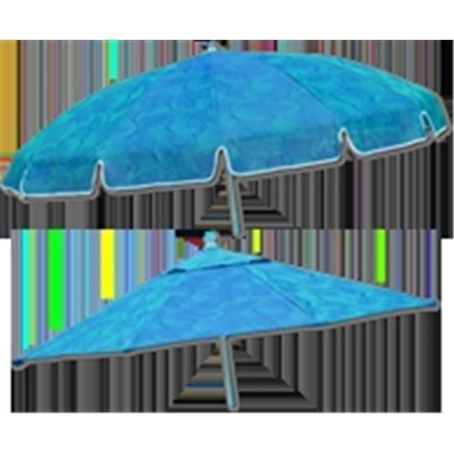 Pool Party 7.5 ft. Mesh Jungle Print Umbrella