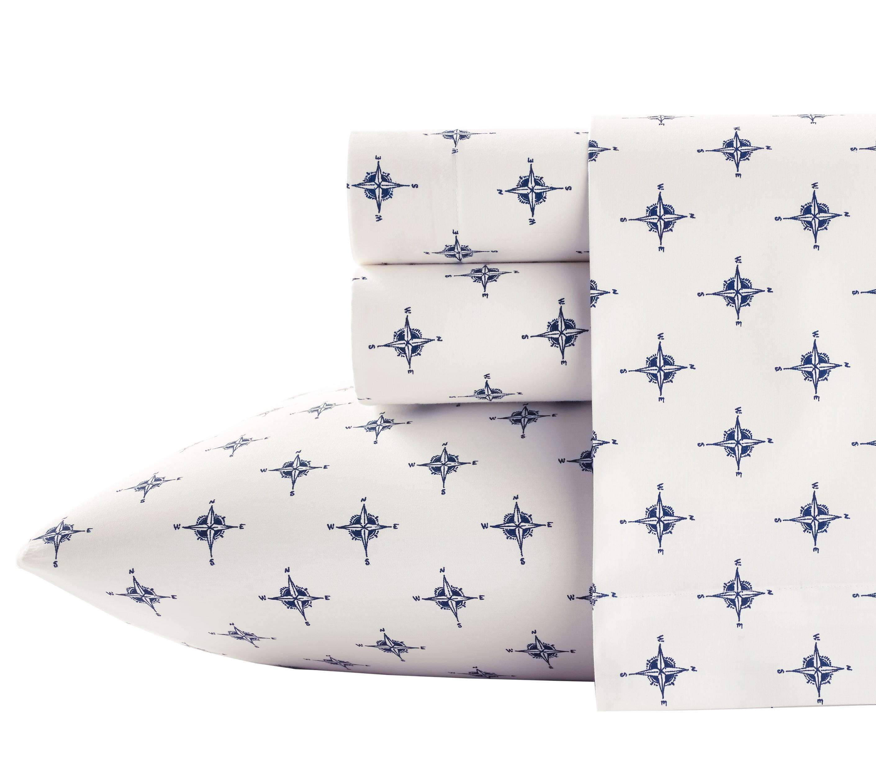 Printed Pattern Percale Cotton Sheet Set - Poppy & Fritz