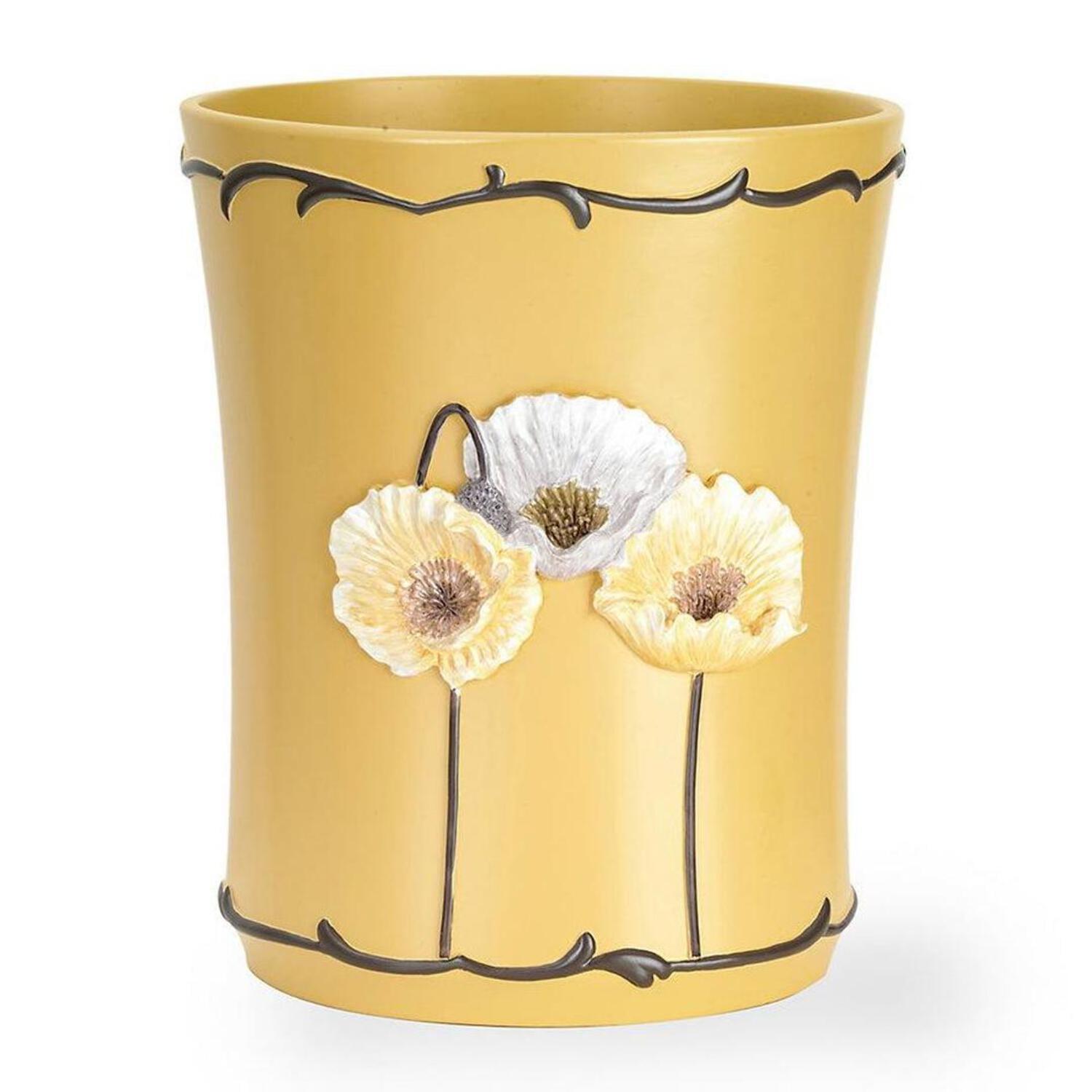 Popular Bath Plastic Open Waste Basket - 4 Gallons