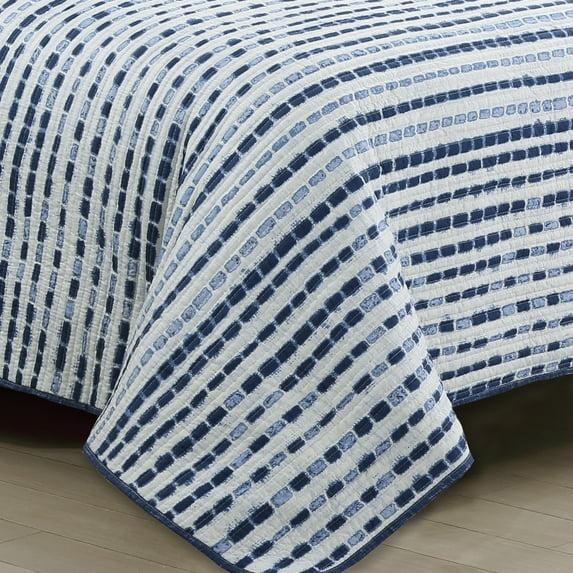 Estate Collection Nara Modern & Contemporary Striped Quilt Set