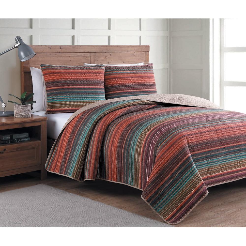 American Home Fashion Estate Collection Reversible Quilt Set