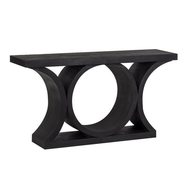 Porter Designs Brockton Solid Mango Wood Console Table - Black