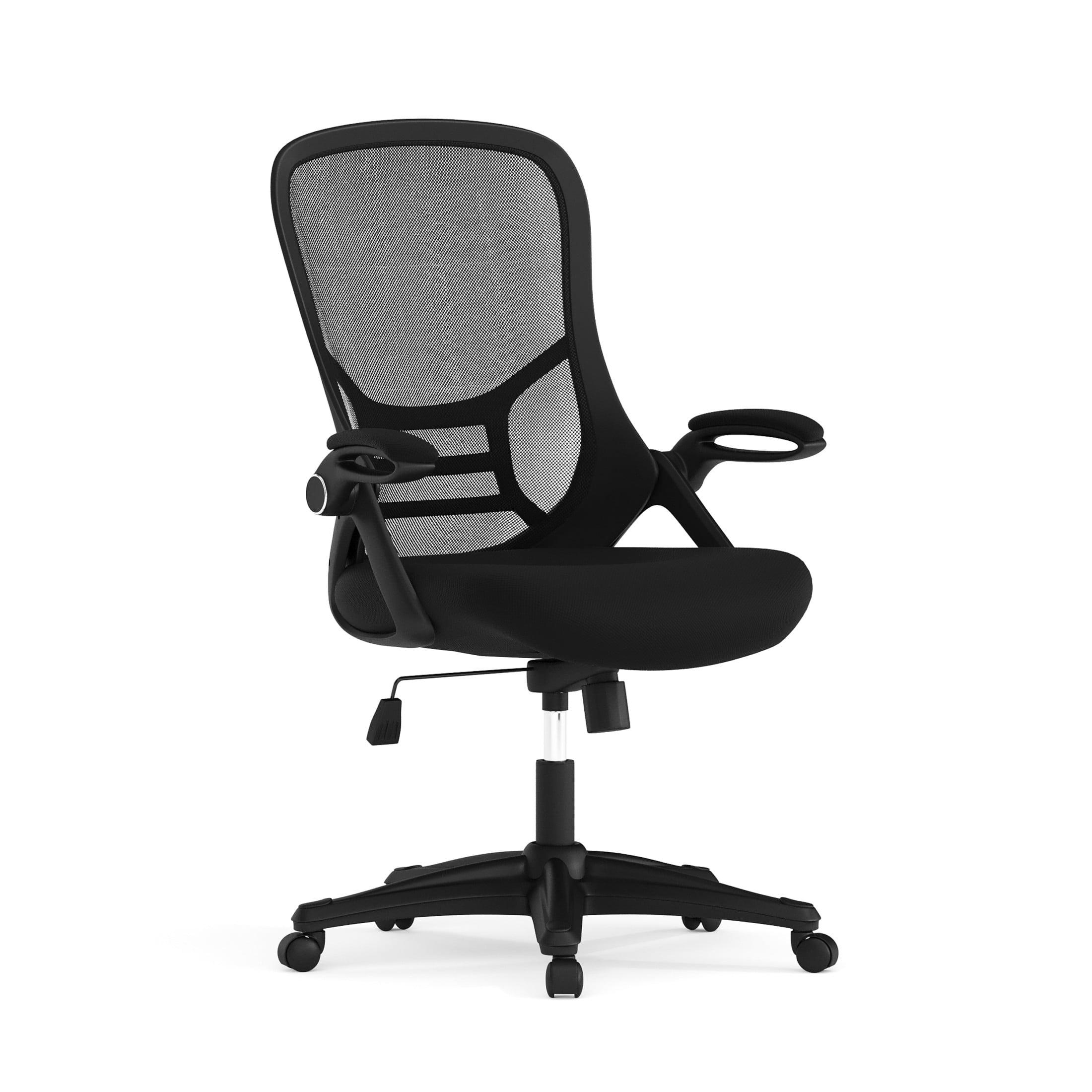 Flash Furniture High Back Mesh Ergonomic Swivel Office Chair with Flip-up Arms