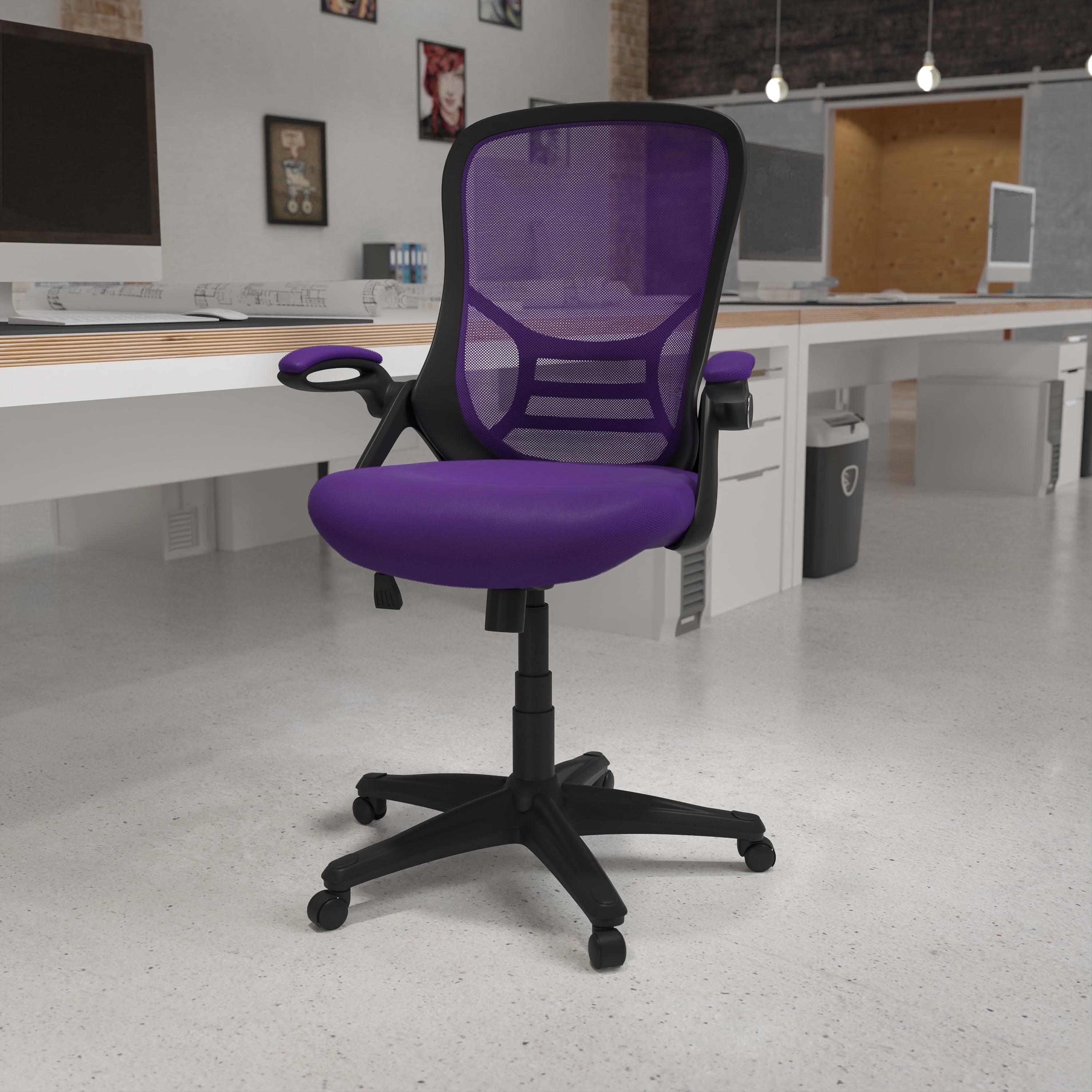 Flash Furniture High Back Mesh Ergonomic Swivel Office Chair with Flip-up Arms