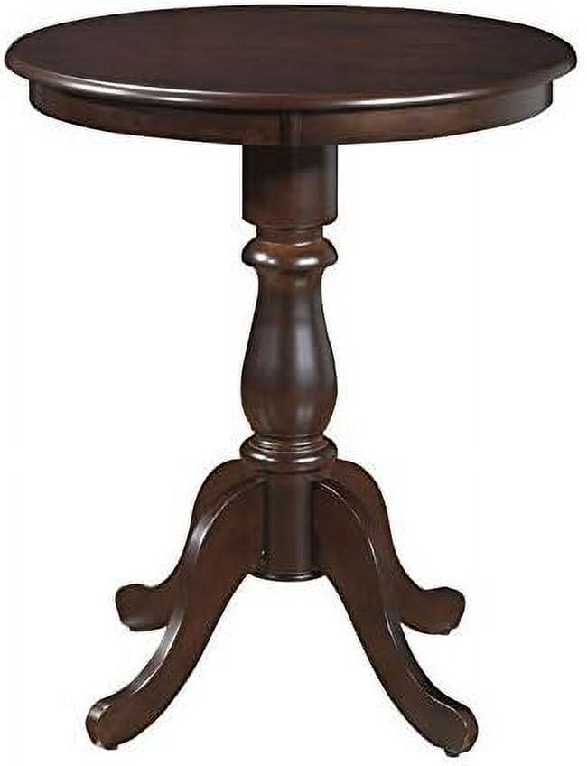 Brinsfield Espresso 30" Round Wood Transitional Counter-Height Table