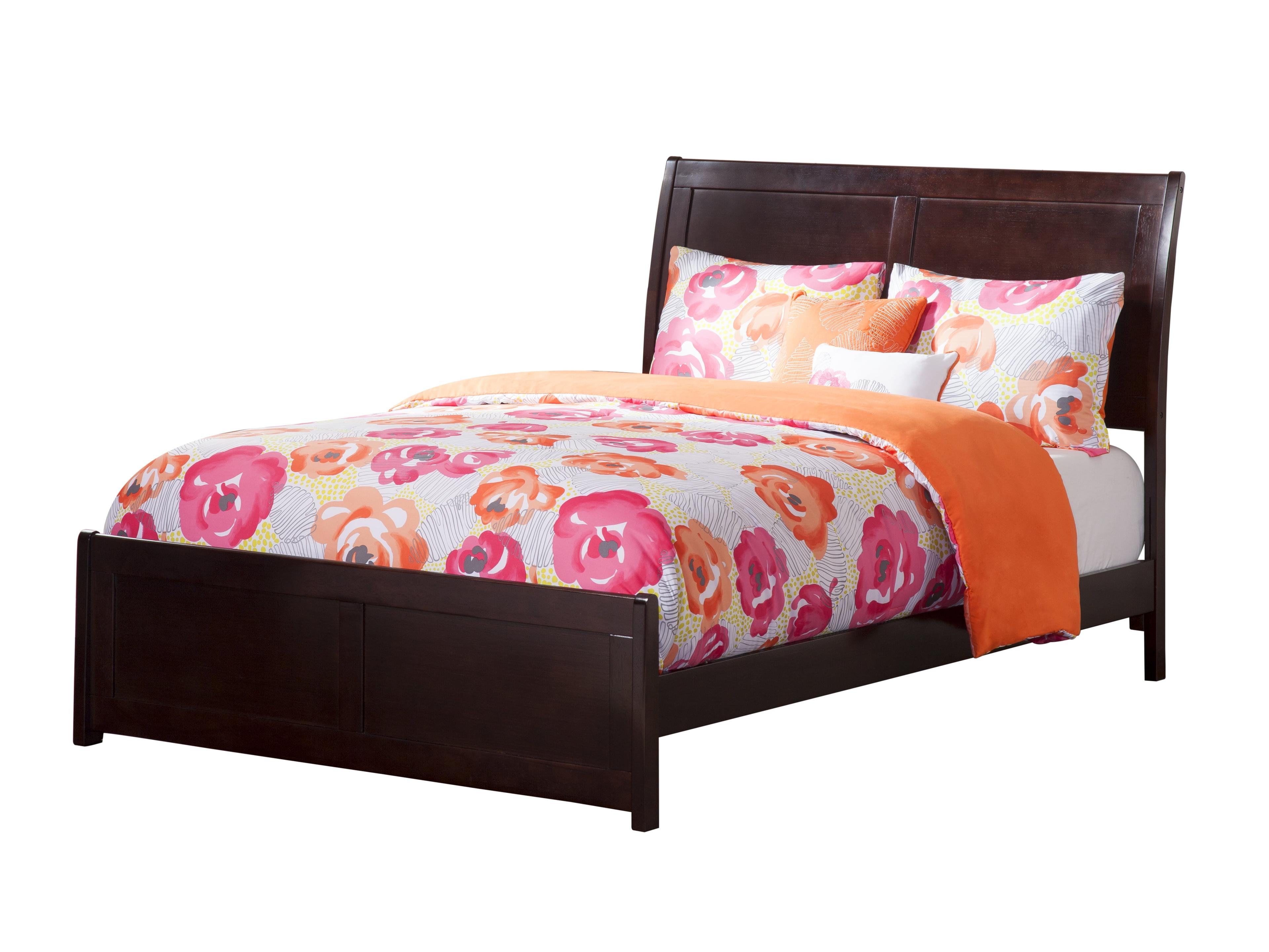 Portland Espresso Full-Size Sleigh Bed with Storage Drawers