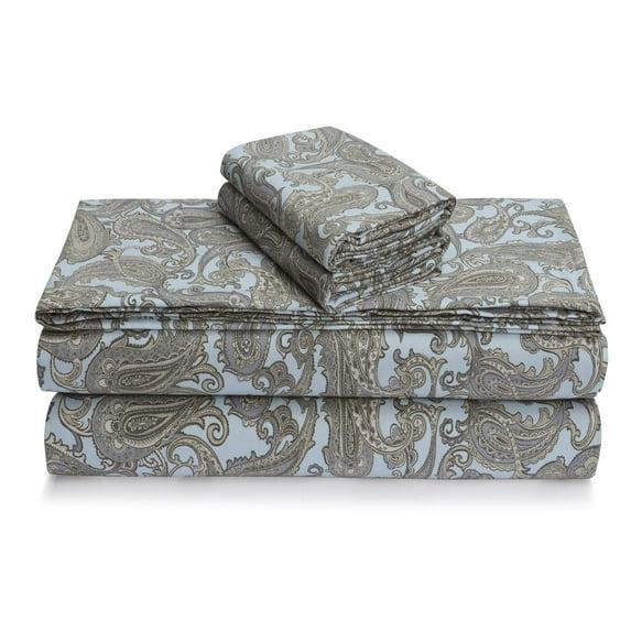 Tribeca Living Flannel Paisley Sheet Set