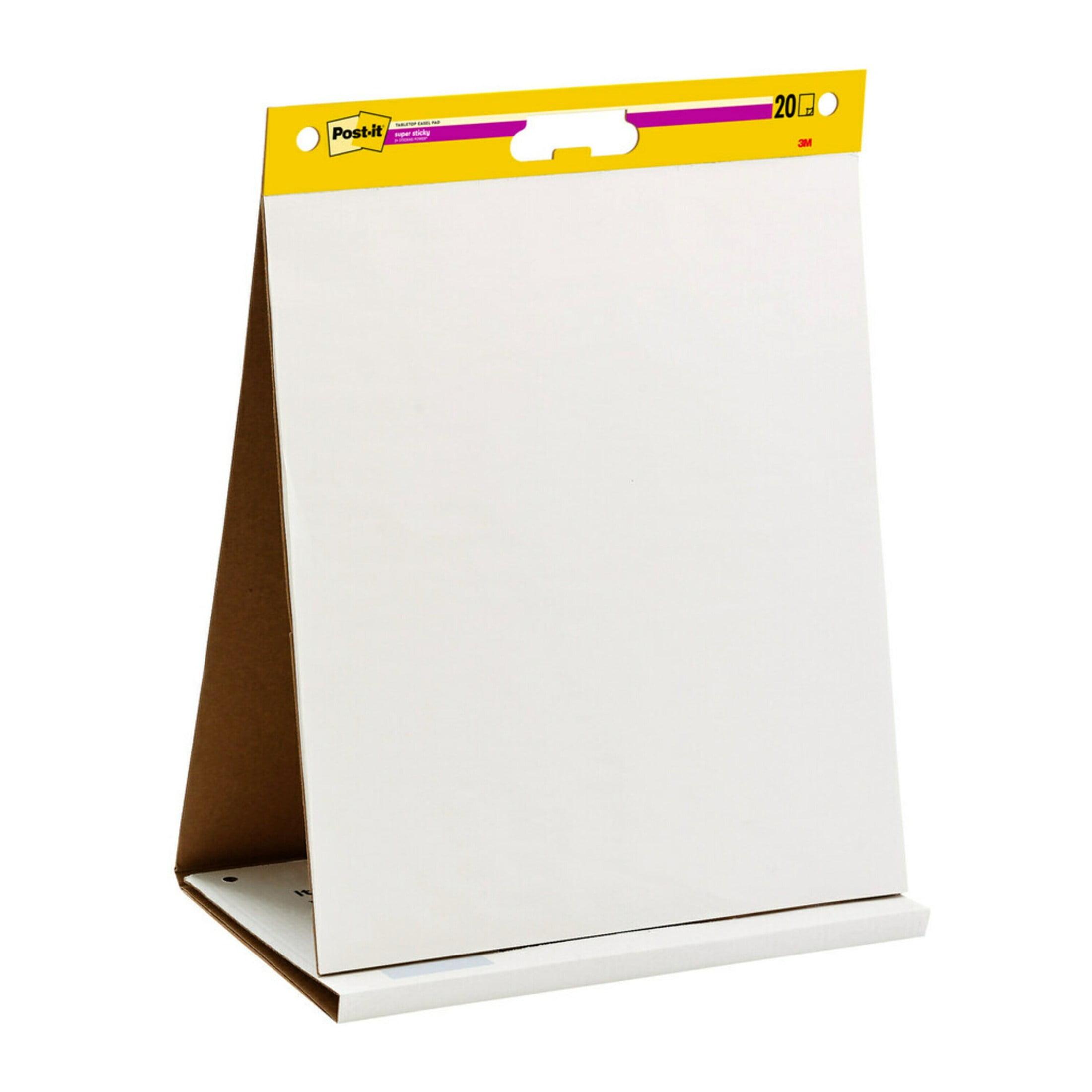 White Self-Stick Easel Pad with Dry Erase Board, 20 x 23 Inches