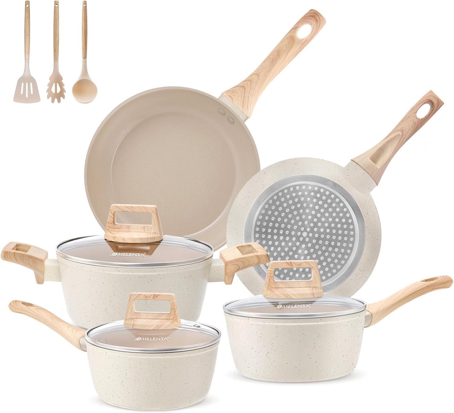 Kazoo 11 - Piece Aluminum Cookware Set
