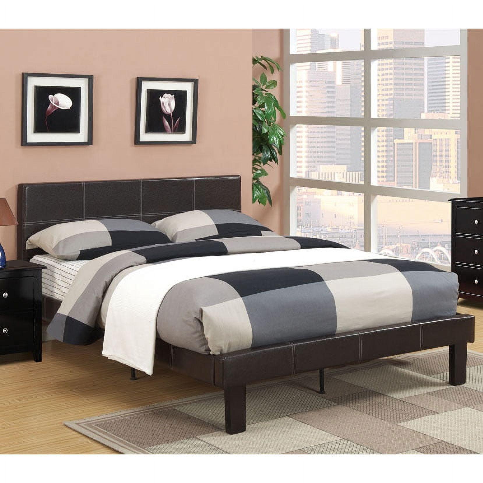 Poundex Twin Bed Black