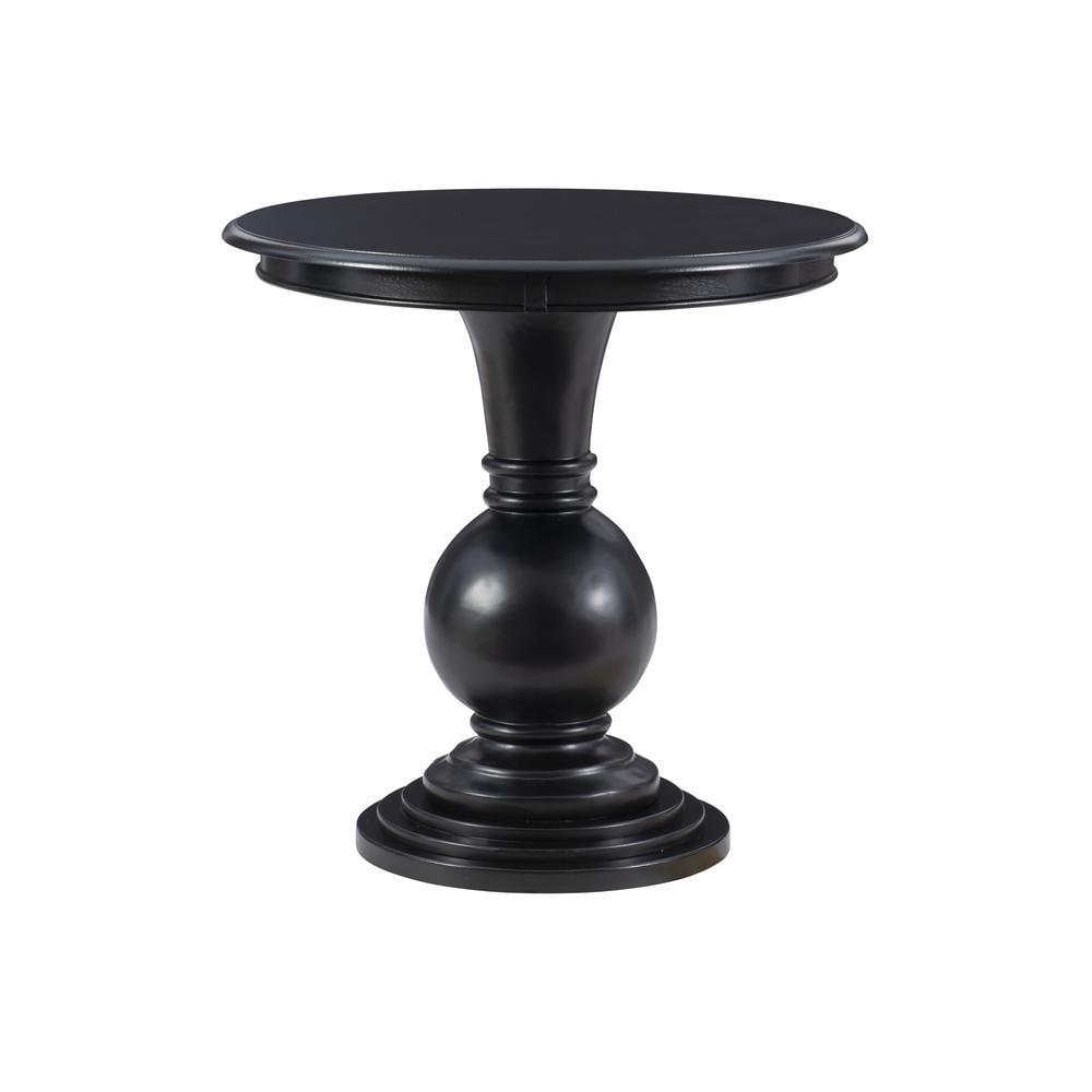 Powell Adeline Round Accent Table Black