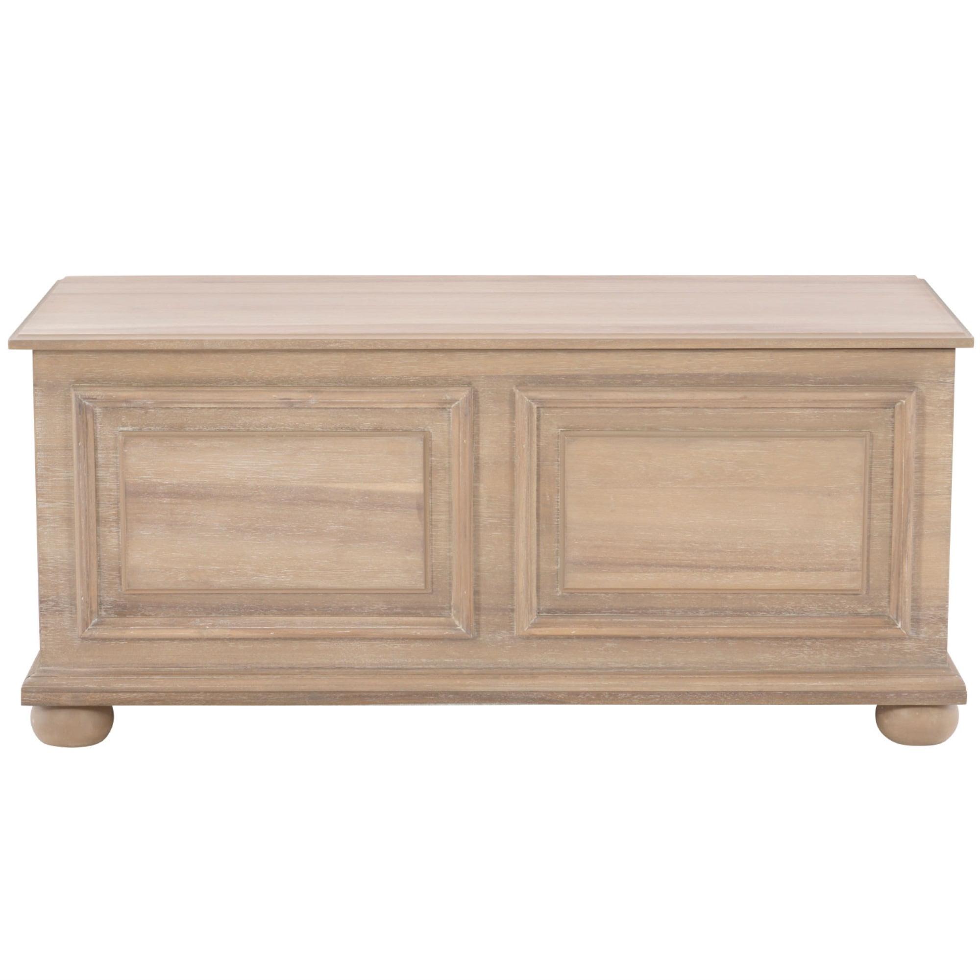 Transitional Natural Cedar Lined Storage Chest