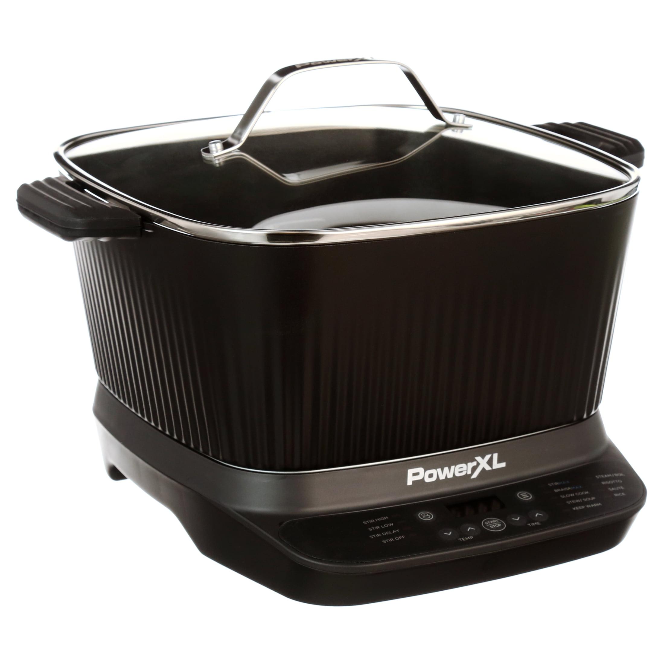 STIRMAX 7.5 Quart Digital Multi-Cooker with Automatic Paddle to Stir and Shred, 9 in 1 programable to Saute, Sear, and Brown Food Before Simmering