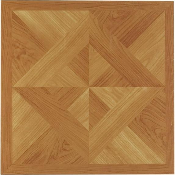 Woven Trends Woven Trends Tivoli Self Adhesive Vinyl Floor Tiles, 45 Pcs, 12" X 12"