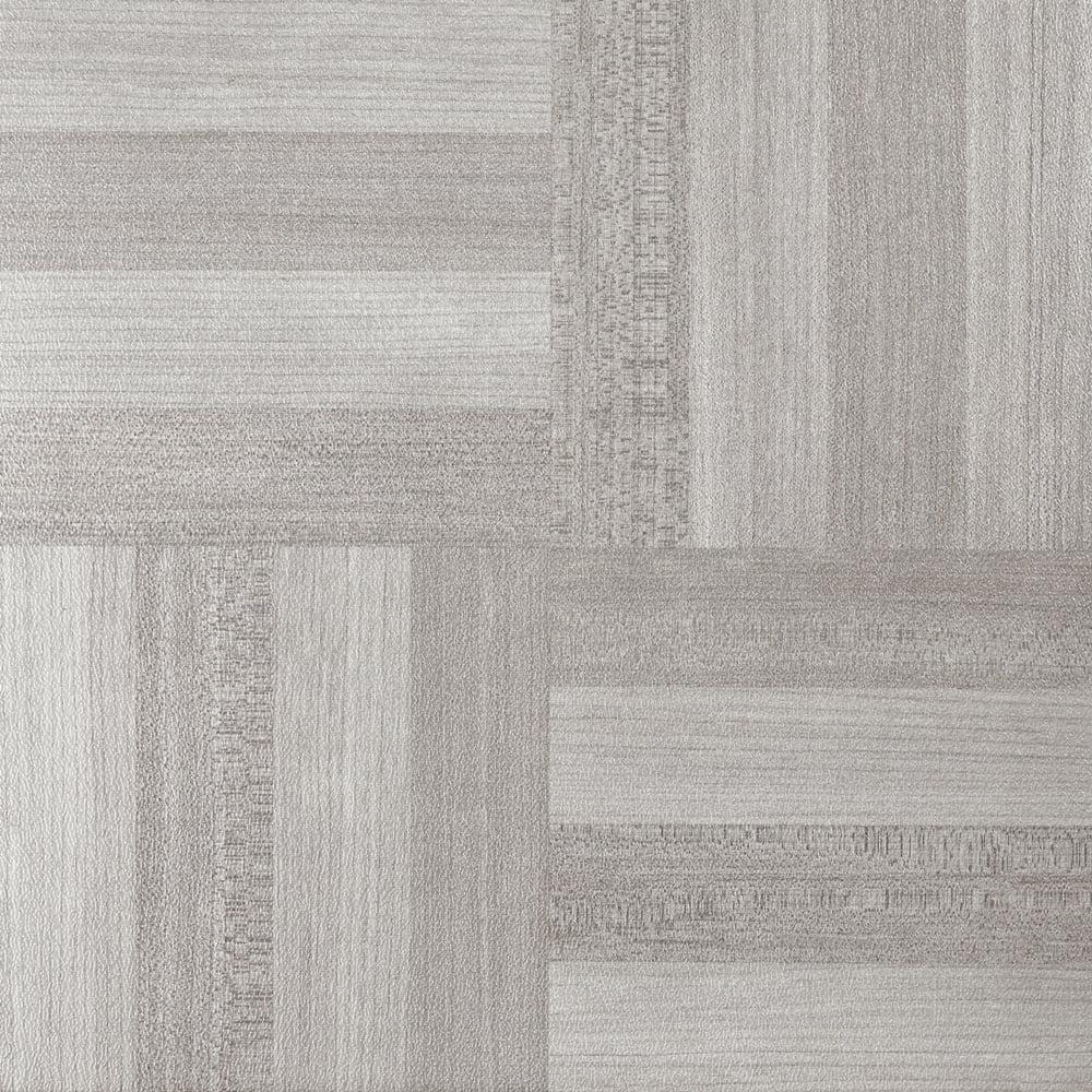 Ash Grey Wood 12" x 12" Self-Adhesive Vinyl Floor Tiles