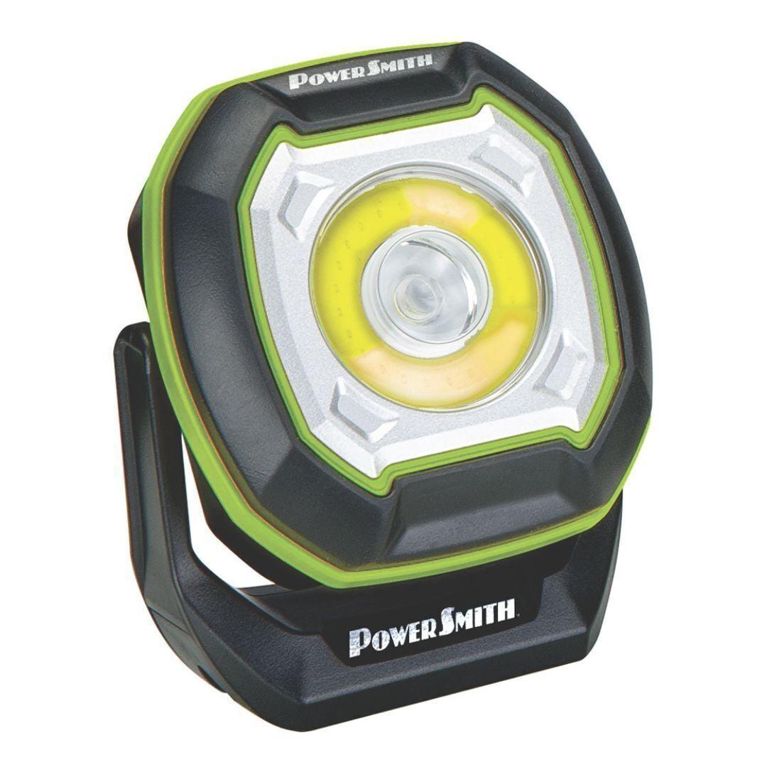PowerSmith 800 Lumen Rechargeable Hand-Held Flashlight, LED Spot and Flood Light