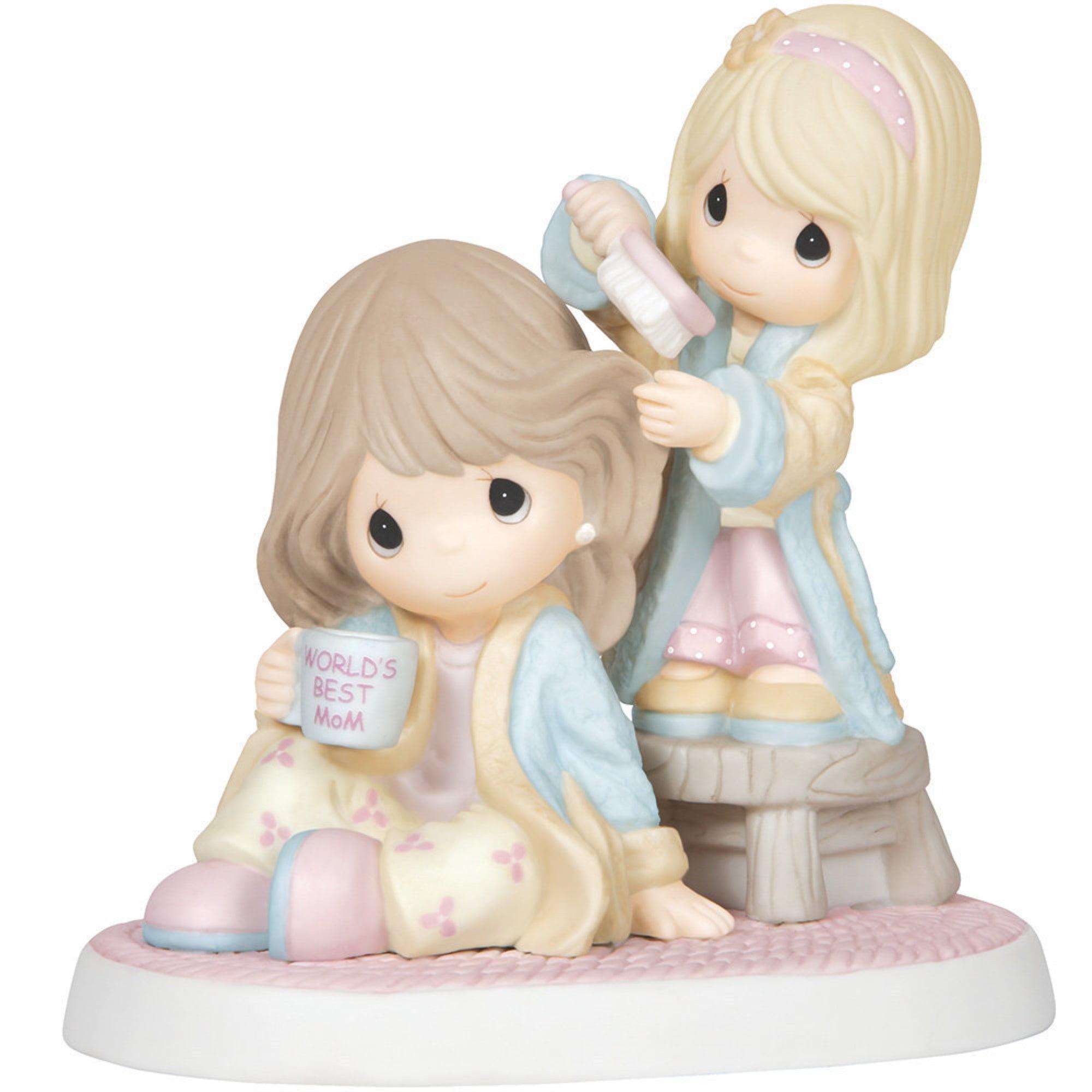 Cherished Moments Mother and Daughter Porcelain Figurine