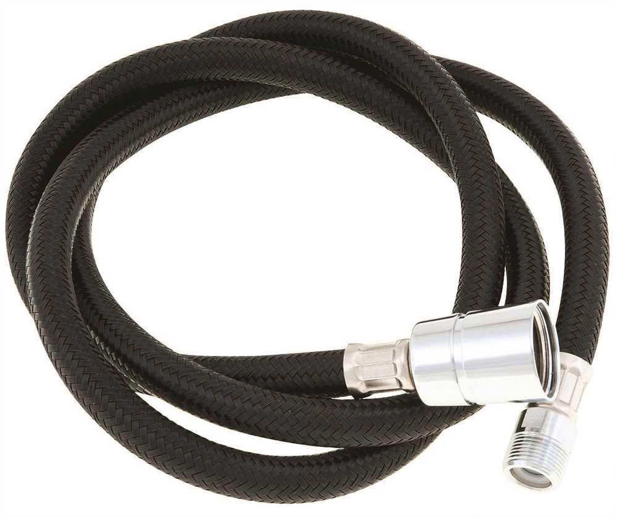 Premier 60-Inch Black Pull-Out Spray Hose with Snap Connections