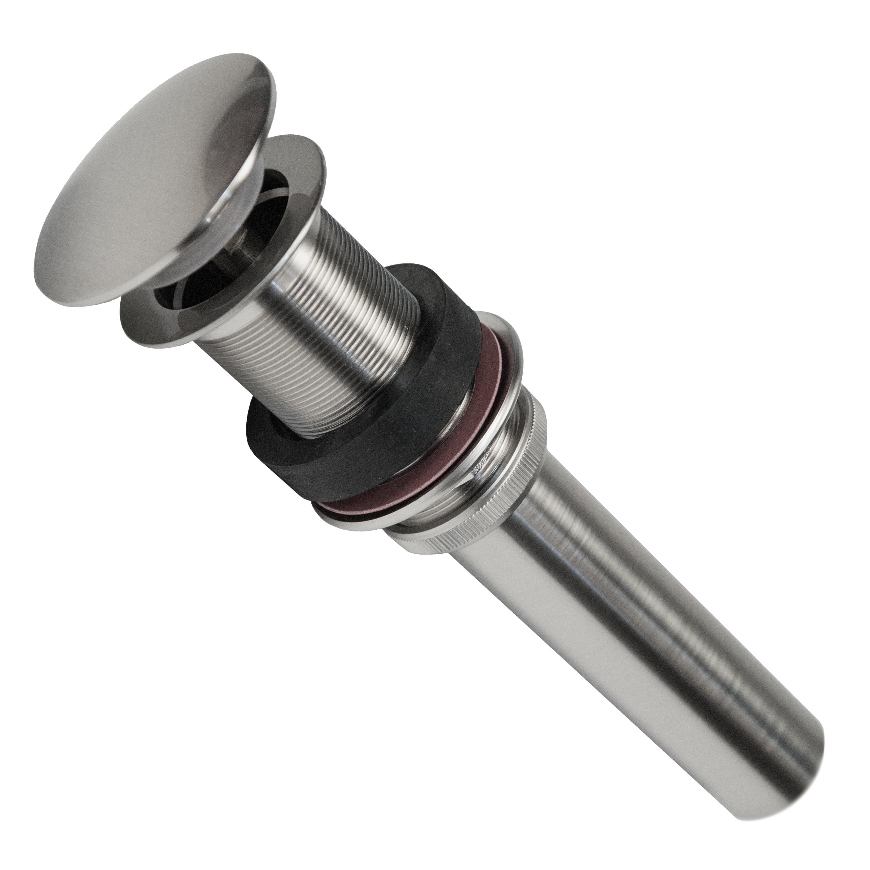 Premier Copper Products D-208BN 1.5" Non-Overflow Pop-up Bathroom Sink Drain - Brushed Nickel