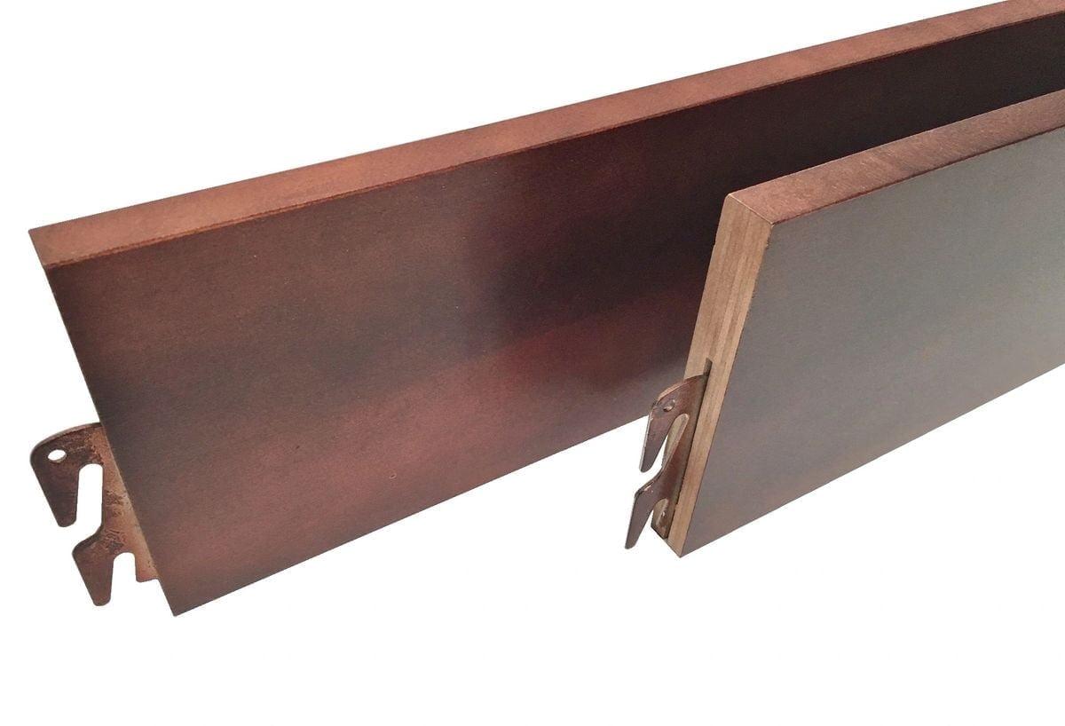 B&H Panel Wooden Bed Rails, Cherry Finish, Hook-On