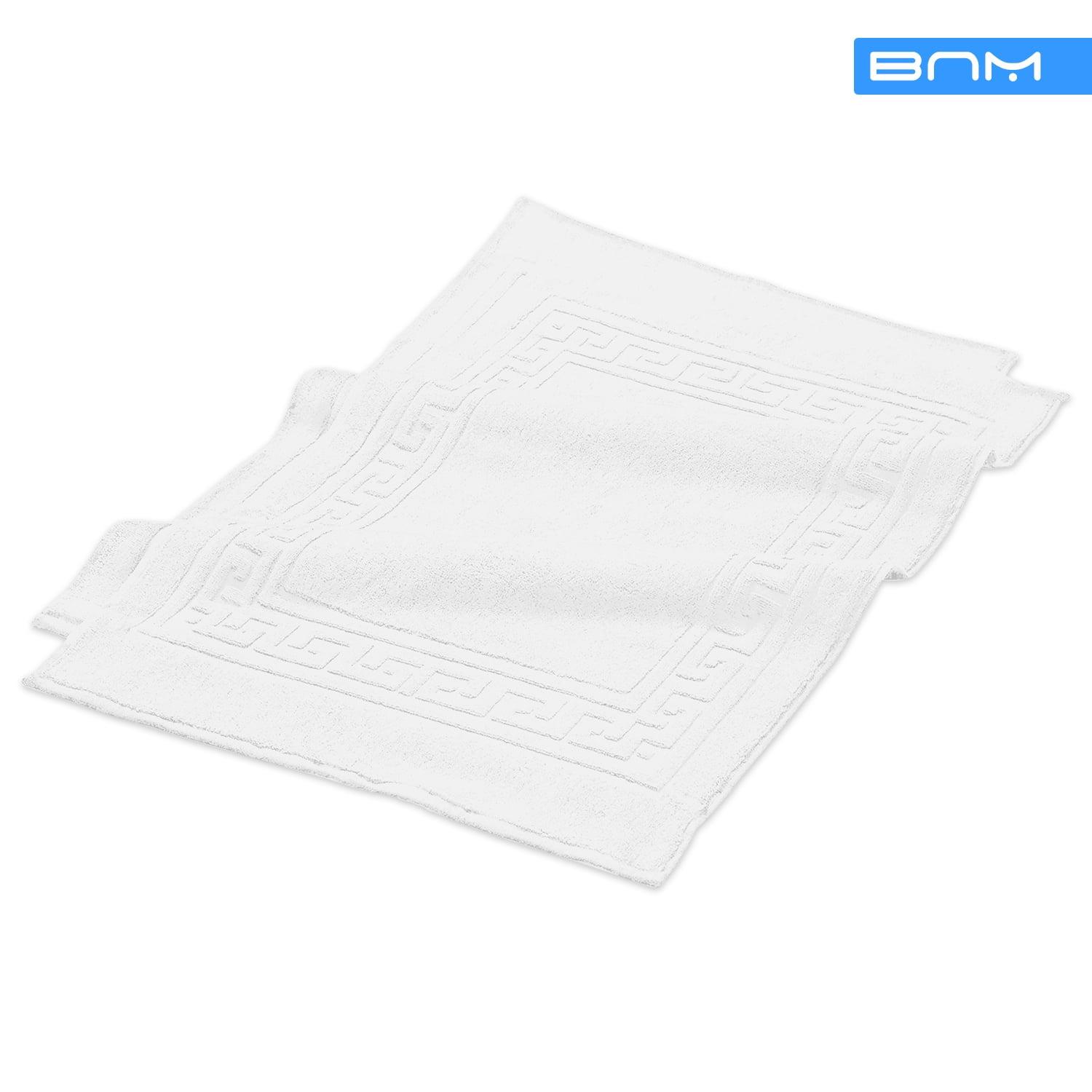 Mercer41 Subra Rectangular Cotton Reversible Greek Key Infinity Border 2 Piece Bath Mat (Set of 2)