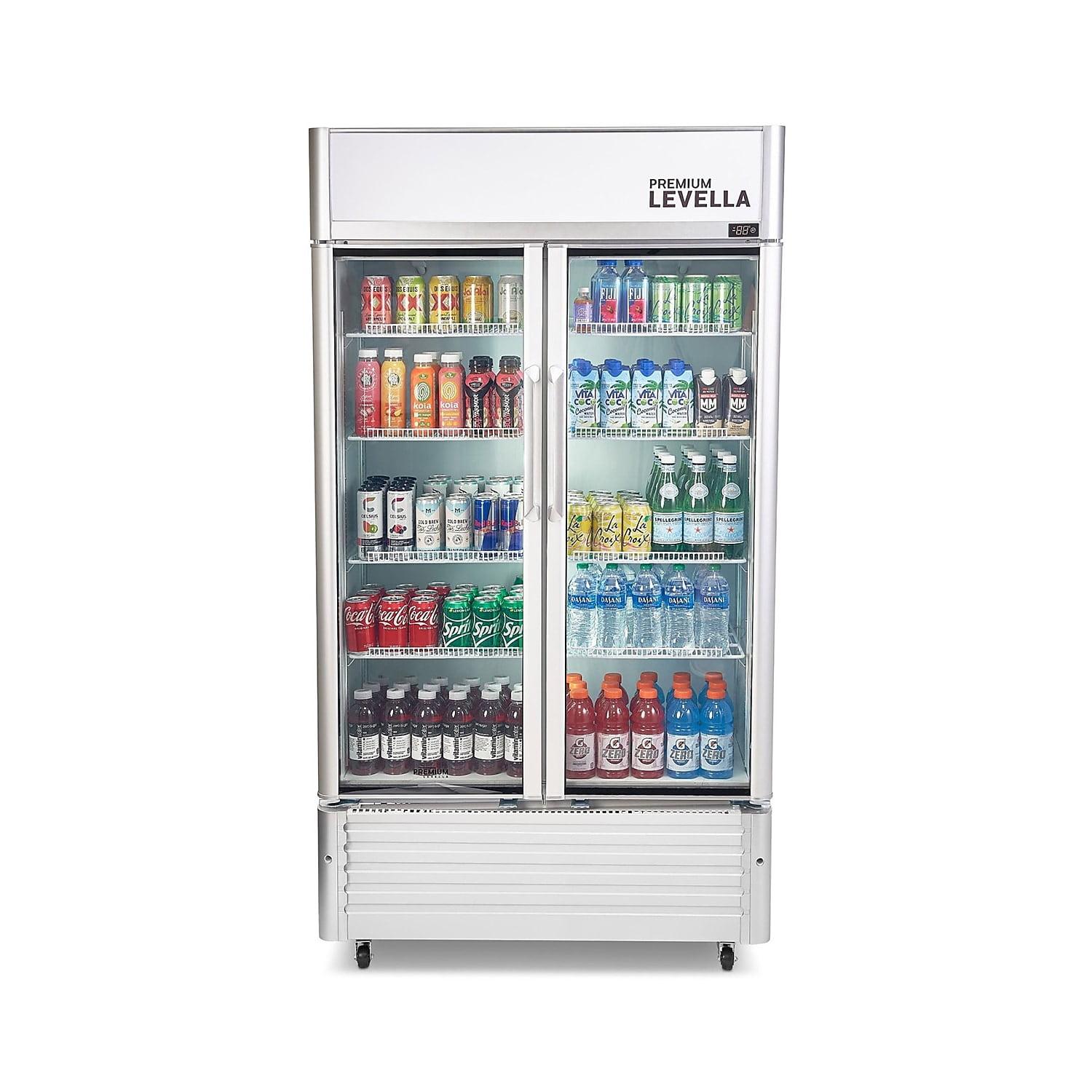 Premium Levella 16 Cubic Feet Merchandising Refrigerator - 34.4''