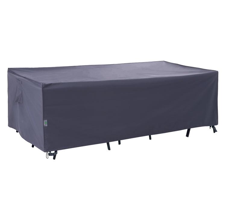 F&J Outdoors Premium Waterproof Outdoor Patio Rectangular Table Cover, 180" Wide