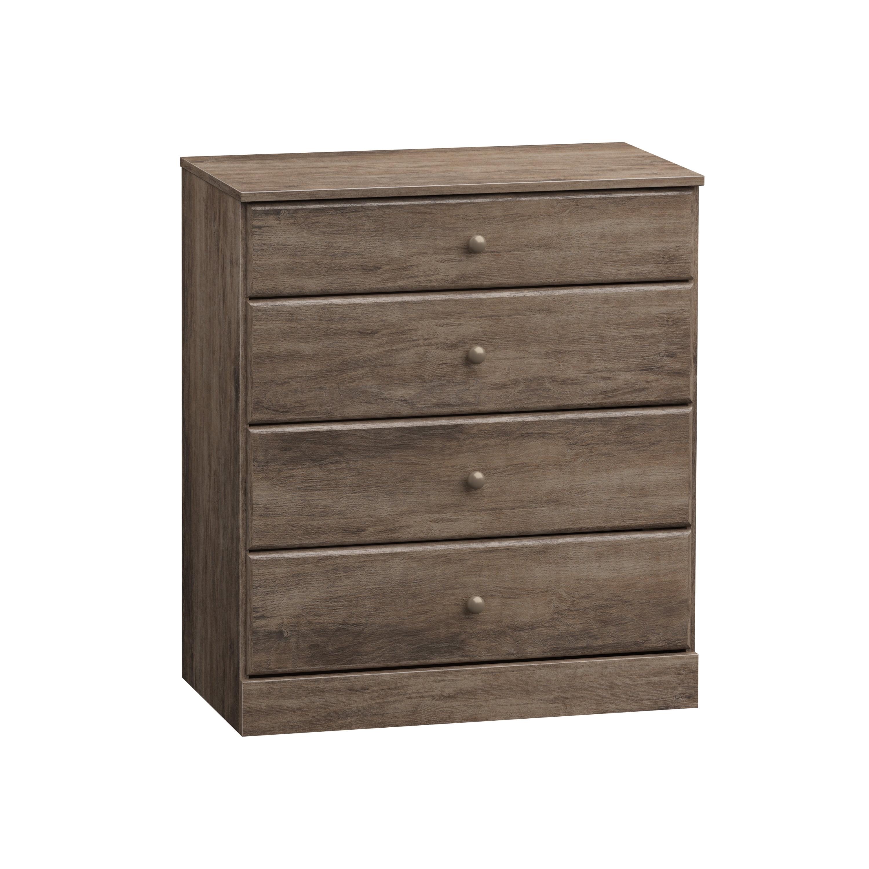 Prepac Astrid 4-Drawer Chest, Drifted Gray