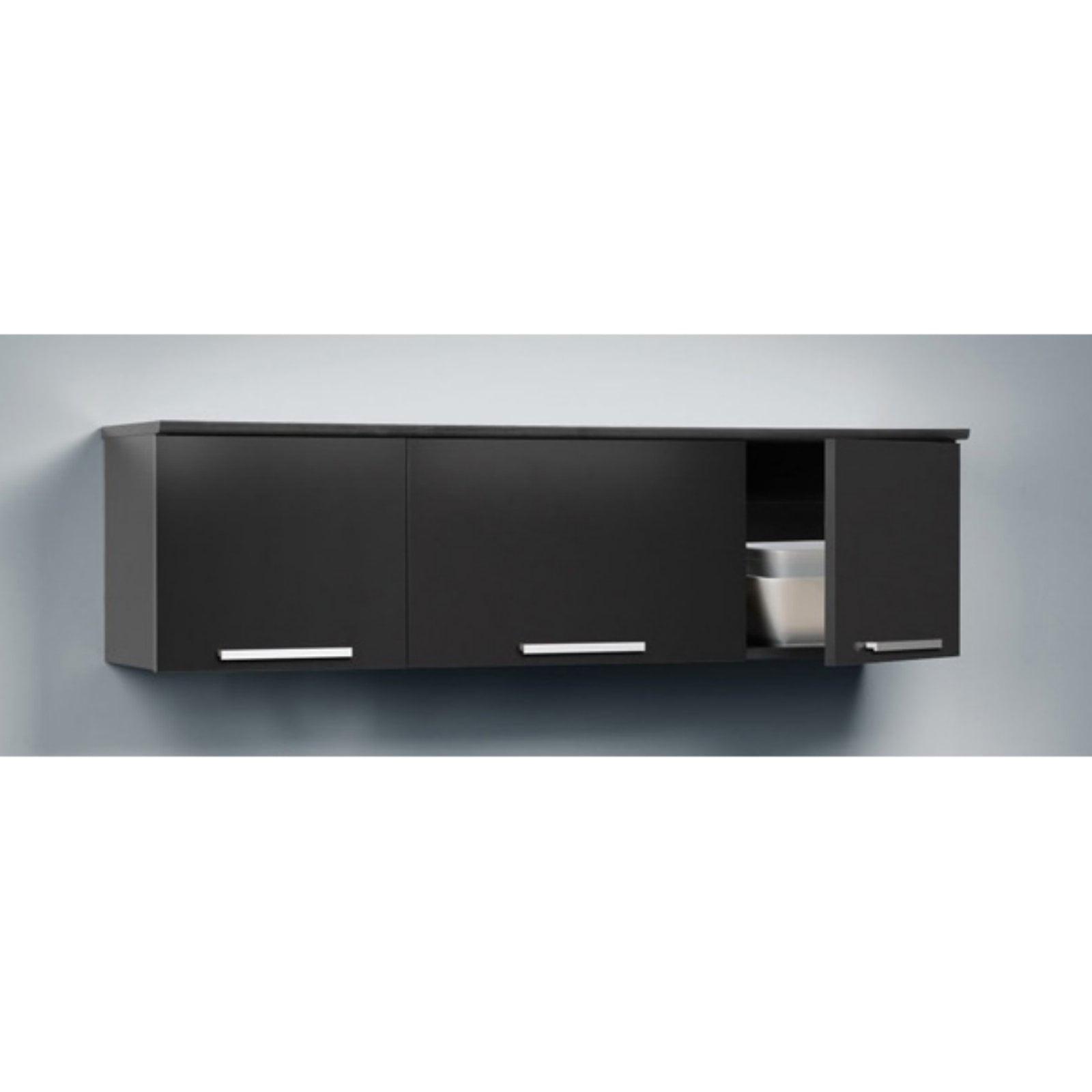 47.25'' W x 13'' H Black Standard Wall Cabinet Ready-to-Assemble
