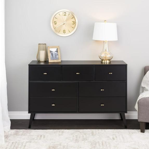 7 Drawer Milo Mid-Century Modern Dresser - Prepac