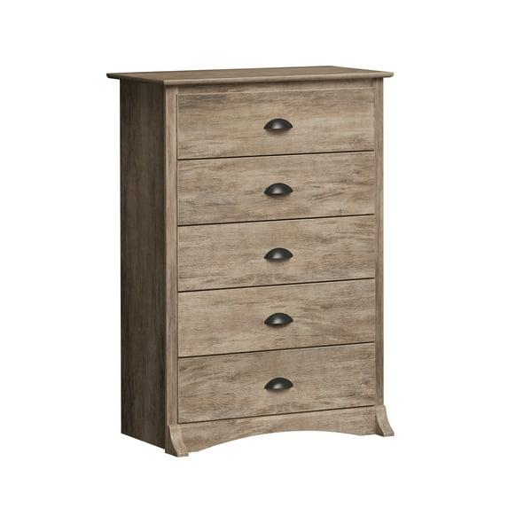5 Drawer Salt Spring Dresser Drifted Gray - Prepac